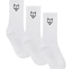 3 Pack Mens Egyptian Cotton Socks White -Naked Wolfe Shop 3PAIR WHITE