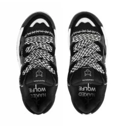 Slider Laces Zig Zag Black/White -Naked Wolfe Shop 5.7 00892 1