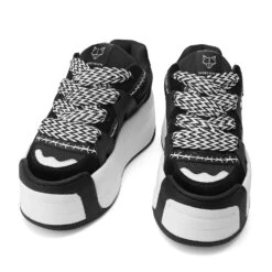 Slider Laces Zig Zag Black/White -Naked Wolfe Shop 5.7 00952 1