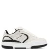 Ambition Cow Leather & Mesh White/Black -Naked Wolfe Shop AMBITION WHITE BLACK 01