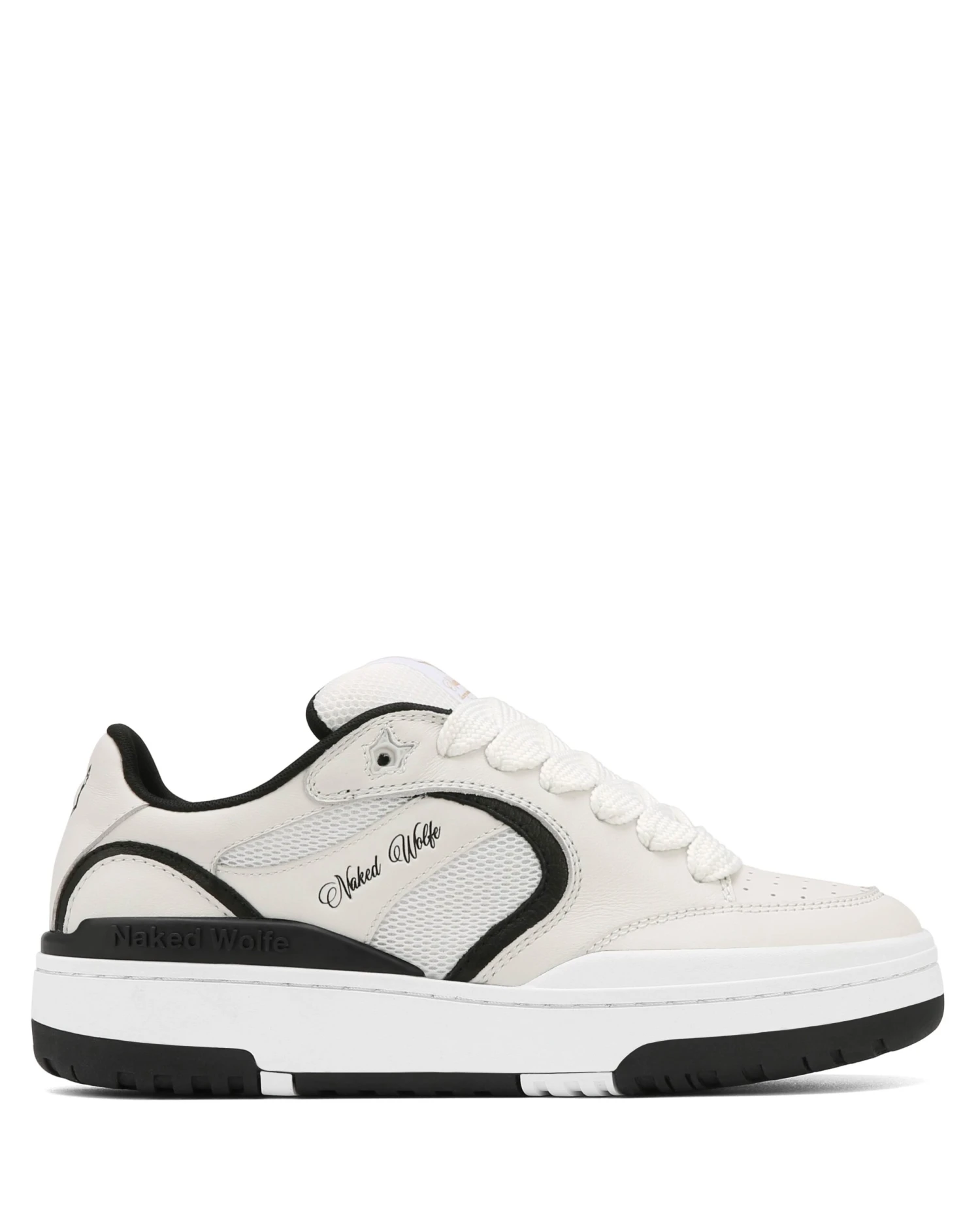 Ambition Cow Leather & Mesh White/Black 3 Ambition Cow Leather & Mesh White/Black