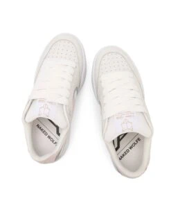 Ambition Cow Leather & Mesh White/Pink -Naked Wolfe Shop AMBITION WHITE PINK 04