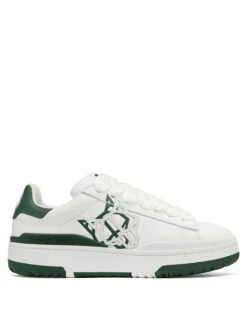 Archive White/Green Leather