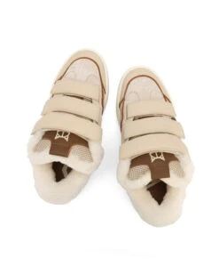 Atlanta Suede/Leather/Mesh Off White/Brown -Naked Wolfe Shop ATLANTA OFF WHITE BROWN 04