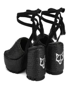 Beach Raffia Black -Naked Wolfe Shop BEACH RAFFIA BLACK 03