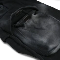 Cargo Sweatpants Vintage Black -Naked Wolfe Shop BLACK DISTRESSED SIGNATURE CARGO SWEATPANTS 04