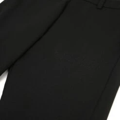 Flared Trousers Black Wool -Naked Wolfe Shop BLACK FLARED WOOL TROUSERS 4