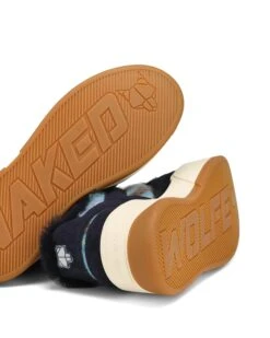 Crash Hairy Cow Suede/Wool Blue -Naked Wolfe Shop CRASH BLUE 03