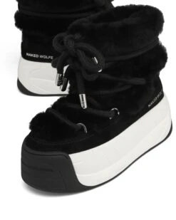 Darling Black Cow Suede 9 Darling Black Cow Suede -Naked Wolfe Shop DARLING BLACK 04