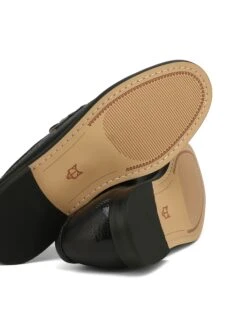 Goldie Sheep Leather Black Eel -Naked Wolfe Shop GOLDIE BLACK EEL PRINT 03