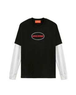 Gothic Underlay Tee Black/White