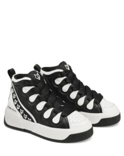 King Black/White Leather -Naked Wolfe Shop KING BLACK WHITE 02