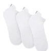 3 Pack Mens Egyptian Cotton Ankle Socks White -Naked Wolfe Shop MENS ANKLE SOCKS WHITE 01
