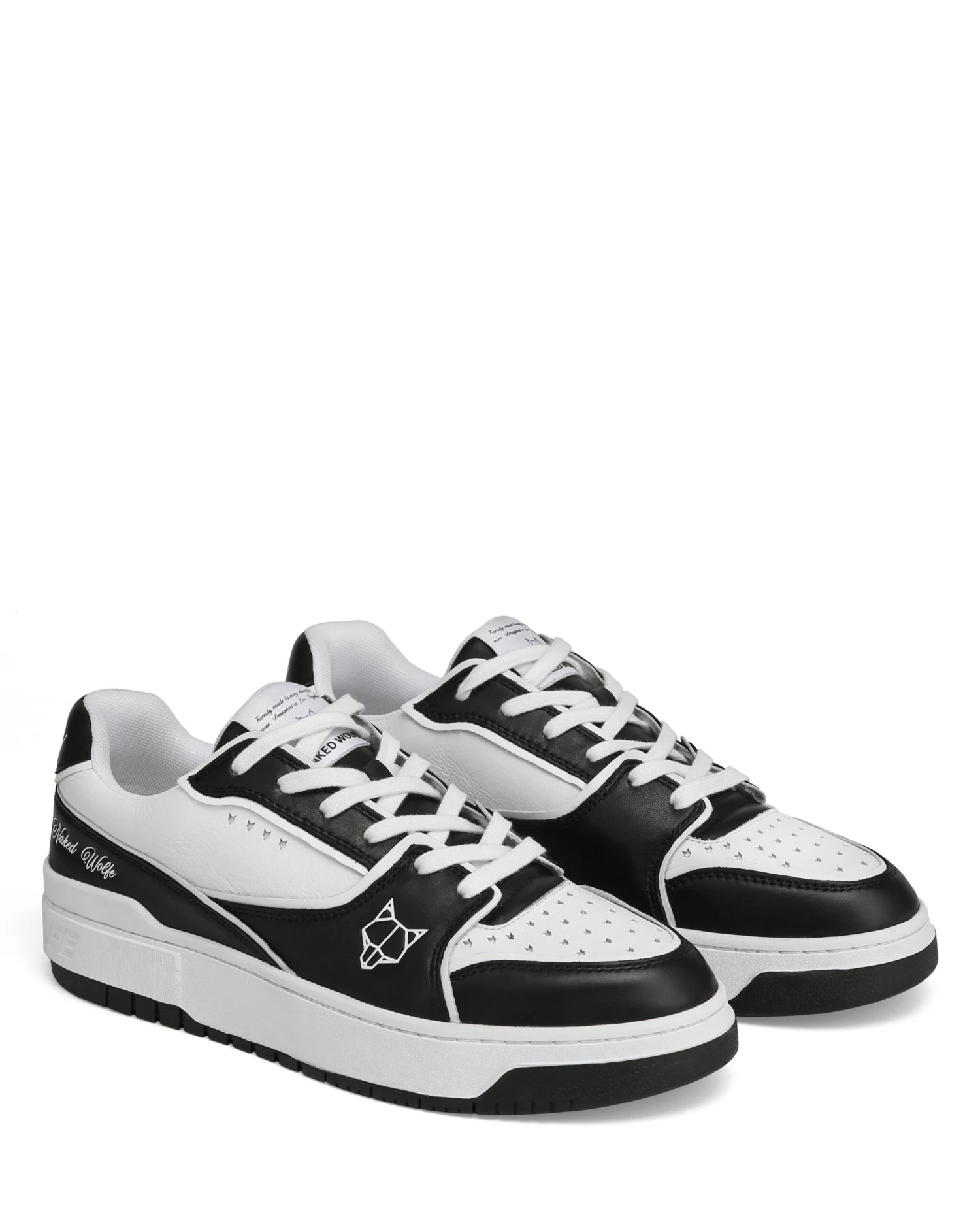 NW-01 Black/White Leather 5 NW-01 Black/White Leather - Image 3