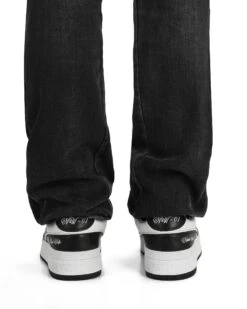 NW-01 Black/White Leather 15 NW-01 Black/White Leather -Naked Wolfe Shop NW 01 BLACK WHITE 07