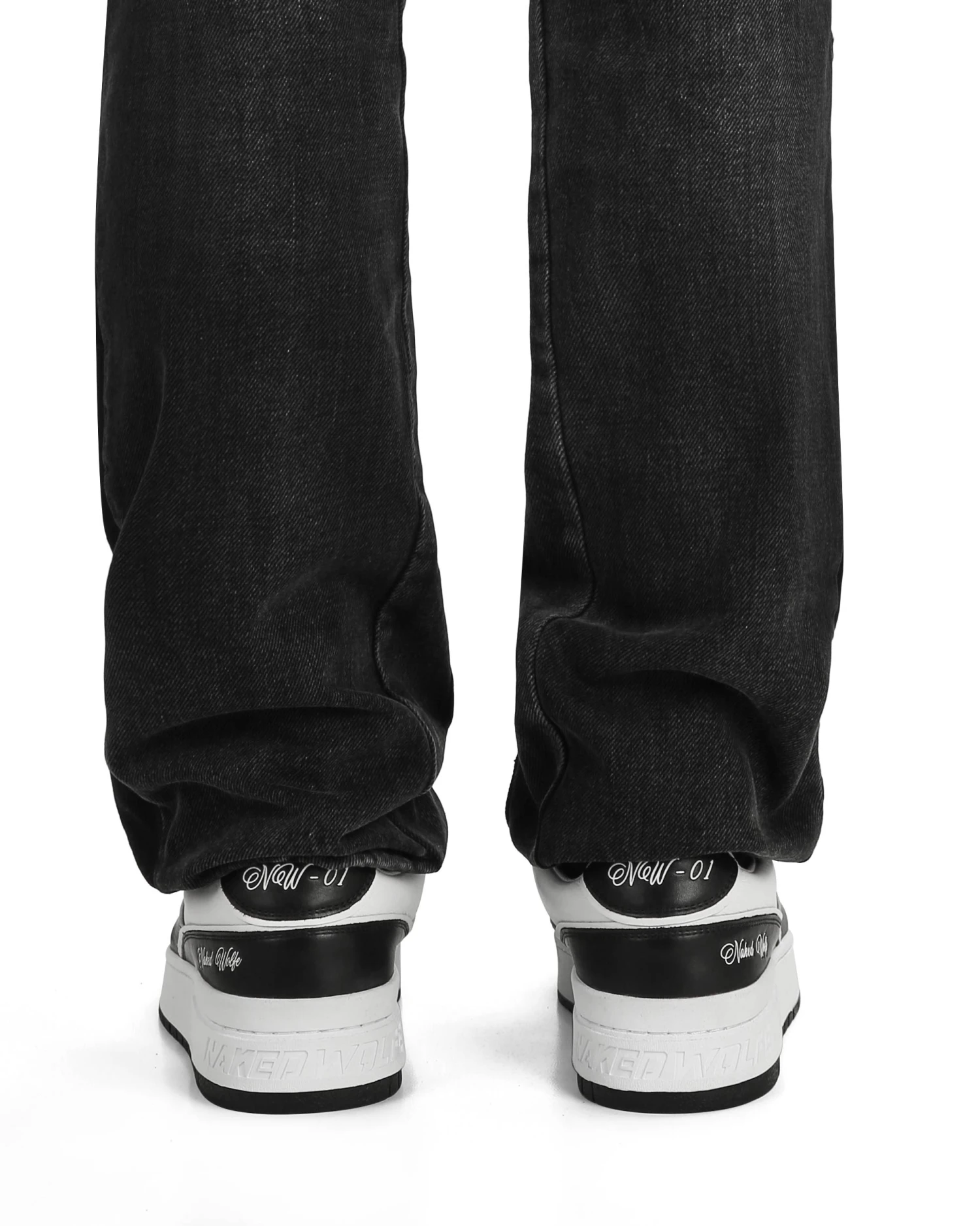 NW-01 Black/White Leather 9 NW-01 Black/White Leather - Image 7