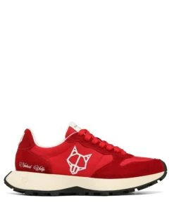 Plug Suede & Nylon Red
