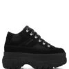 Slash Black Kid Suede -Naked Wolfe Shop SLASH BLACK 01