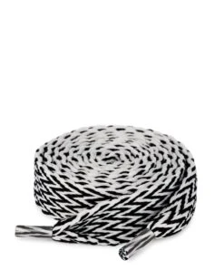 Slider Laces Zig Zag Black/White