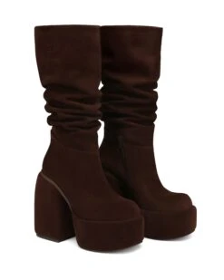 Space Cow Suede Brown -Naked Wolfe Shop SPACE BROWN 02