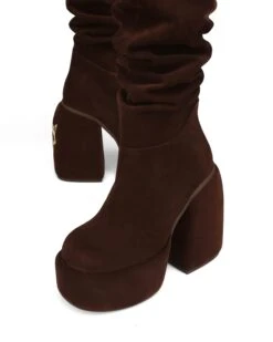 Space Cow Suede Brown -Naked Wolfe Shop SPACE BROWN 04