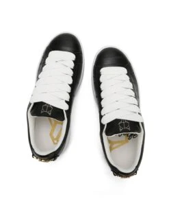 Suri Eel Print Leather Black -Naked Wolfe Shop SURI BLACK 04