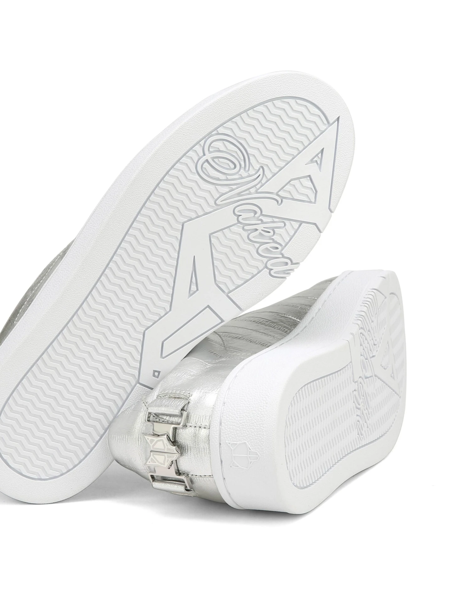 Suri Eel Print Leather Silver 5 Suri Eel Print Leather Silver - Image 3