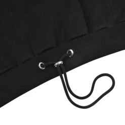 Viola Oversized Hoodie Black -Naked Wolfe Shop blackhoodiedetail