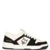 CM-01 Bone Leather / Black Cow Suede Combo -Naked Wolfe Shop blk