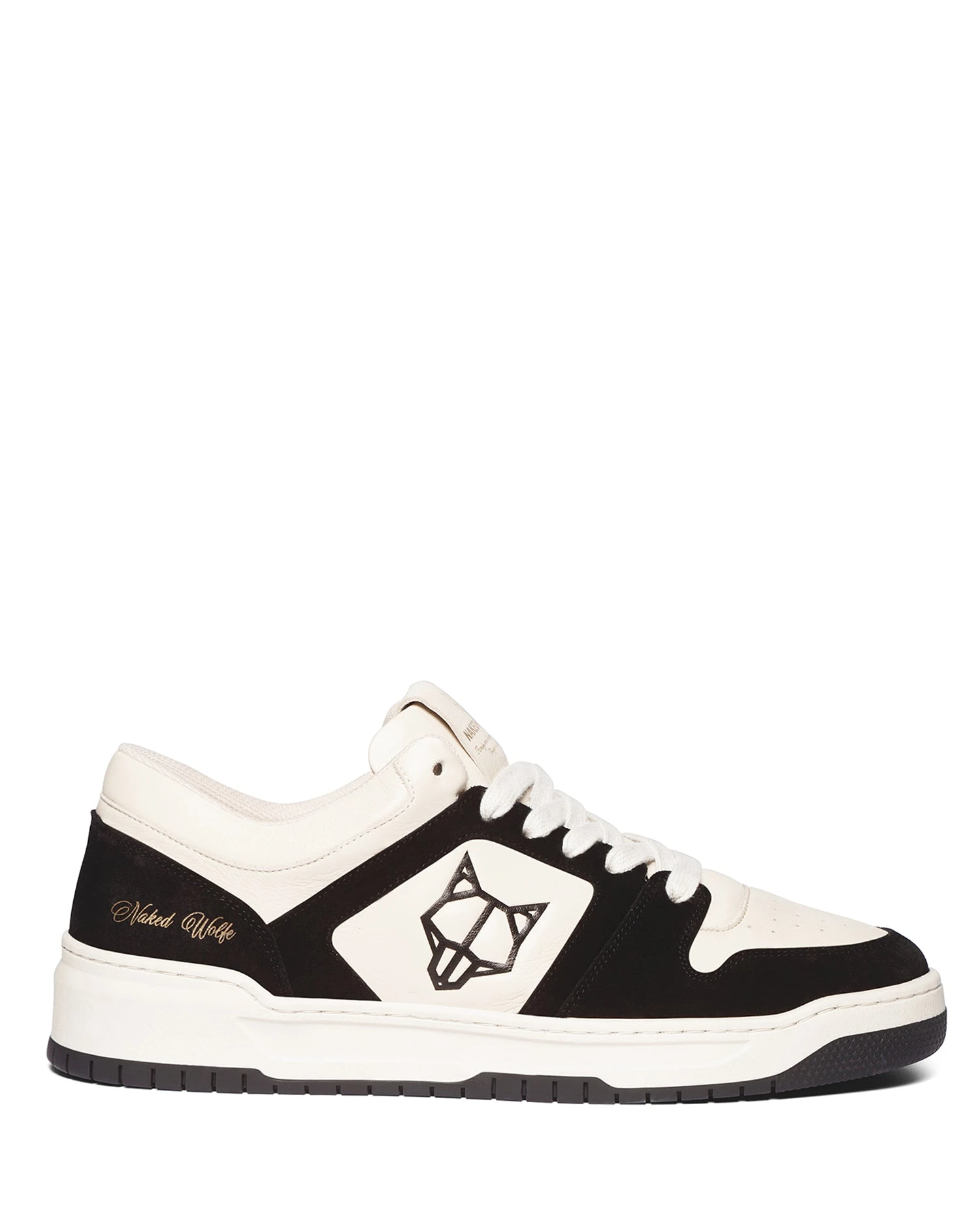 CM-01 Bone Leather / Black Cow Suede Combo 3 CM-01 Bone Leather / Black Cow Suede Combo