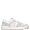 CM-01 White Leather / Grey Cow Suede Combo -Naked Wolfe Shop grey
